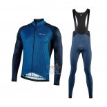 Nalini Ropa Ciclismo Culotte Largo 2021 Men Mangas Largas Azul