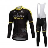 Scott Ropa Ciclismo Culotte Largo 2018 Mangas Largas Negro