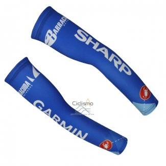 Garmin Manguitos Azul 2014 Ciclismo