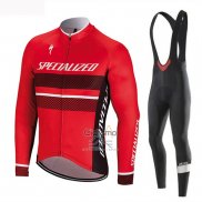 Specialized Ropa Ciclismo Culotte Largo 2018 Hombre Mangas Largas Rojo