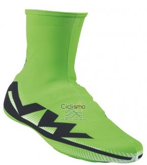 Nw Cubrezapatillas Negro y Verde 2014 Ciclismo