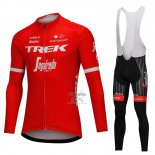 Trek Segafrojoo Ropa Ciclismo Culotte Largo 2018 Mangas Largas Rojo