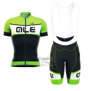 Ale Formula 1.0 Sprinter Ropa Ciclismo Culotte Corto 2017 Hombre Mangas Cortas Verde y Negro