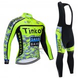 Tinkoff Ropa Ciclismo Culotte Largo 2021 Mangas Largas AMarillo