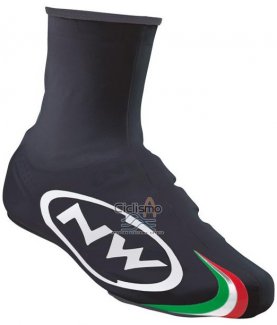 Nw Cubrezapatillas Negro y Blanco 2014 Ciclismo