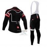 Castelli Ropa Ciclismo Culotte Largo 2015 Hombre Mangas Largas Negro