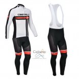 Castelli Ropa Ciclismo Culotte Largo 2013 Hombre Mangas Largas Blanco