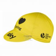 Sky Gorra AMarillo 2017 Ciclismo