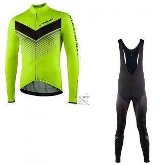 Nalini Ropa Ciclismo Culotte Largo 2021 Men Mangas Largas Verde