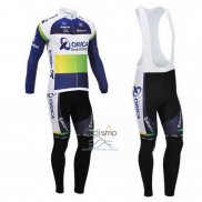 Orica Verdeedge Ropa Ciclismo Culotte Largo 2013 Mangas Largas Azul