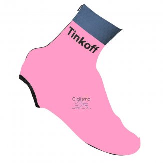 Saxo Bank Tinkoff Cubrezapatillas Rosa y Gris 2016 Ciclismo