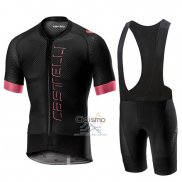 Castelli Climber's 2.0 Ropa Ciclismo Culotte Corto 2019 Hombre Mangas Cortas Negro Rosa