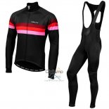 Nalini Warm 2.6 Ropa Ciclismo Culotte Largo 2019 Men Mangas Largas Negro Rojo