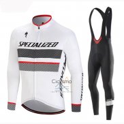 Specialized Ropa Ciclismo Culotte Largo 2018 Hombre Mangas Largas Blanco