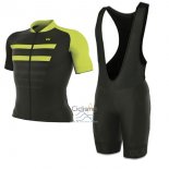 Ale Prr 2.15 Piuma Ropa Ciclismo Culotte Corto 2017 Hombre Mangas Cortas Negro y AMarillo