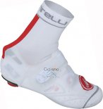 Castelli Cubrezapatillas Blanco y Rojo 2014 Ciclismo