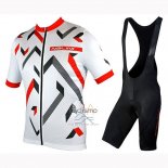 Nalini Descesa 2.0 Ropa Ciclismo Culotte Corto 2019 Men Mangas Cortas Blanco Rojo