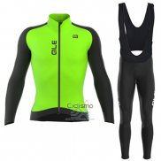 Ale Ropa Ciclismo Culotte Largo 2017 Hombre Mangas Largas Verde