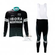 Bora Ropa Ciclismo Culotte Largo 2017 Mangas Largas Negro