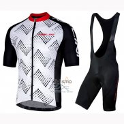 Nalini Podio 2.0 Ropa Ciclismo Culotte Corto 2019 Men Mangas Cortas Negro Rojo