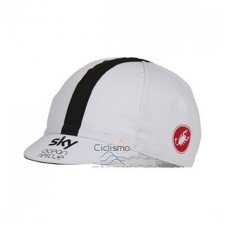 Sky Gorra Blanco 2018 Ciclismo