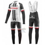 Sunweb Ropa Ciclismo Culotte Largo 2017 Mangas Largas Blanco