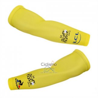 Tour DE Francia 2015 Manguitos Ciclismo AMarillo